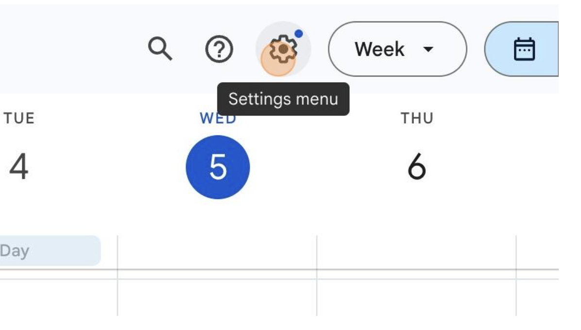 Google Calendar settings